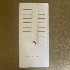 Badgley Mischka Ivory Card Organizer